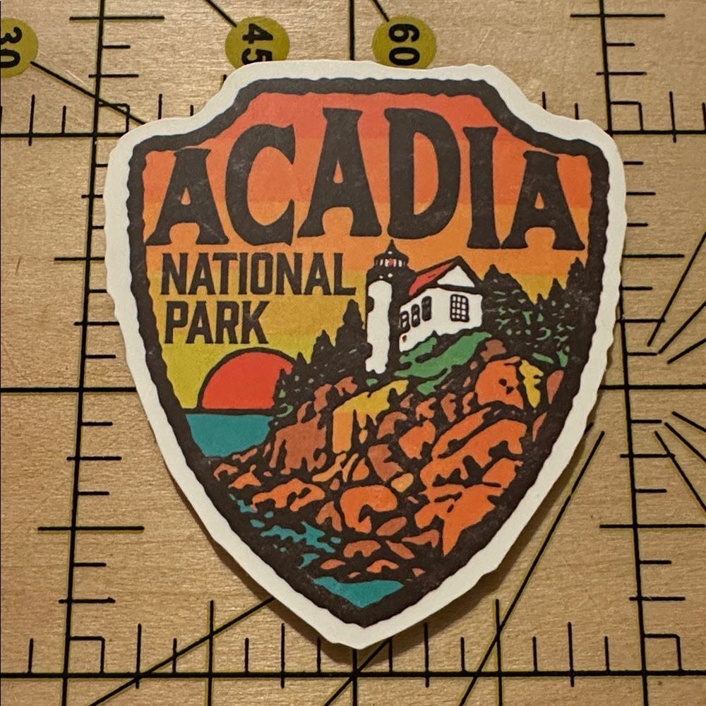 💜13/$13 +Bundle Sticker Sale | Travel Acadia National Park Waterproof Sticker